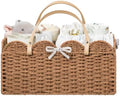 HBlife Baby Diaper Caddy, Paper Rope Storage Baskets Nursery Bin by HBlife