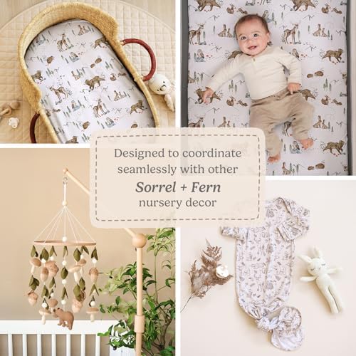 Sorrel + Fern Nursery Storage Basket, Soft Collapsible Fabric Toy Bin, Magic - Image 6