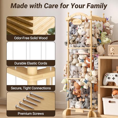 COSYLAND Stuffed Animal Storage Organizer - Image 4