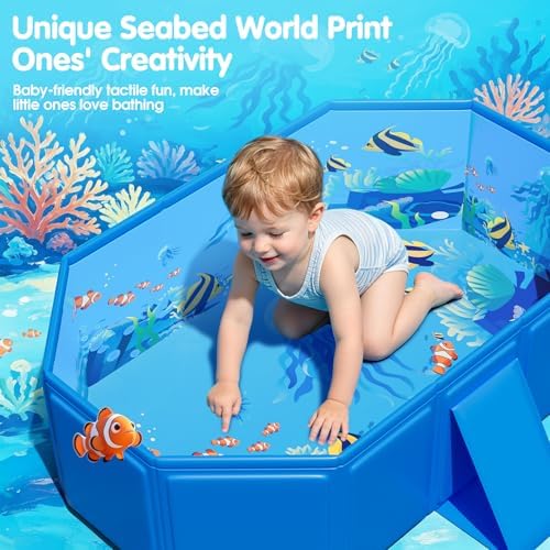 2026 Toddler Bath Tub for Shower, Portable Bathtub for Kids - Image 4