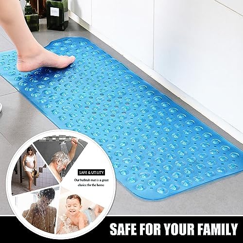 Non Slip Bathtub Shower Mat, Extra Long Bath Mat - Image 6