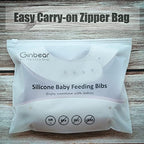 Ginbear Silicone Bibs Set for Babies 2 Pack 6 M+ - Image 6