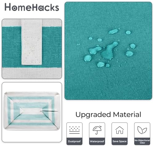HomeHacks 2 Pack Large Laundry Baskets, Laundry Hampers Bags - Image 5