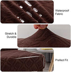Genina Waterproof Dining Chair Covers Set of 4 Parsons Chair Slipcovers - Image 3