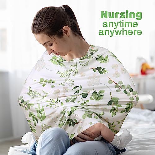 Nursing Cover Breastfeeding Scarf, Car Seat Covers - Image 5