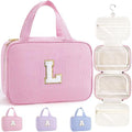 TOPEAST Travel Hanging Toiletry Bag, Personalized Initial Toiletry Pouch by TOPEAST