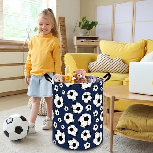 FXOLCSHE Laundry Hamper, Football Soccer Basket Kids Storage Basket, Kids Gift - Image 4