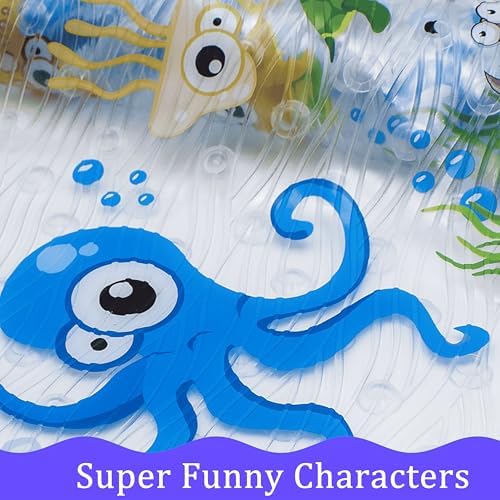 Cute Cartoon Non-Slip Bath Mat for Tub - Image 4