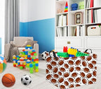Rectangular Football Basket Kids Baby Storage Basket Cute Kids Toy Storage Bin - Image 3