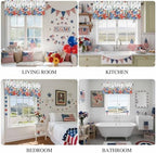 4th of July Kitchen Curtains Valances - Image 6