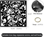 12＋4PCS KEIBIKEIDI Hanging Room Divider Screens Made of Environmentally PVC - Image 2