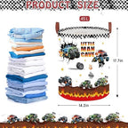 Monster Trucks Laundry Hamper, Car Room Decor Storage Basket, Kid Valentine's - Image 2