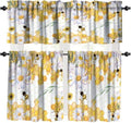 Girls Bee Valance Curtains, Spring Floral Watercolor Flower Honey Plants Window by Unknown