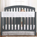 BreathableBaby Breathable Mesh RailGuard Teething Cover — White — 51” Long by BreathableBaby