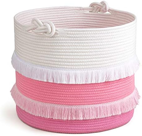 CherryNow 45L Woven Rope Baby Basket by CherryNow