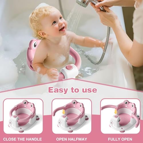 Baby Bath Seat for Babies 6 Months & up Non-Slip Toddler Bath Seats for Sitting - Image 2