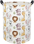 Animal Baby Laundry Basket Kids Hamper Animal Toy Storage Bin by TIBAOLOVER