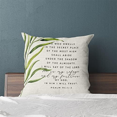 KongMoTree Bible Verse Throw Pillow Case, Blessing Gift, Scripture Art - Image 4