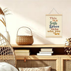 This is A Safe Space Wall Hanging Banner, Therapy Office Wall Decor, School - Image 3