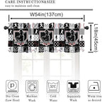 Sports Valance Curtains Boys Teens Baseball Ball Game Patchwork Print Window - Image 2