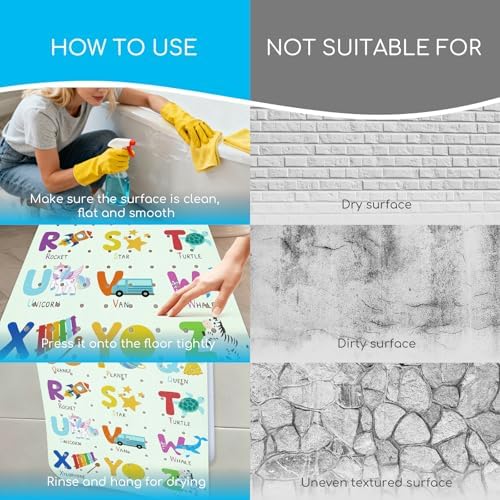 Baby Bath Mat for Tub, Non Slip Kids Bath Shower Mat - Image 6