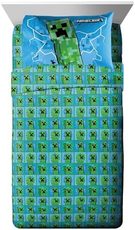 Jay Franco Minecraft Creeper Twin Comforter Set - Image 6