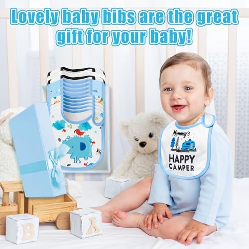 Cotton Waterproof Baby Bibs - Image 4