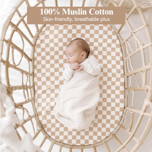 3 Pack Muslin Changing Pad Covers - Image 4