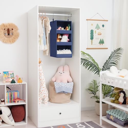 GRANNY SAYS 3-Shelf Hanging Closet Organizer, Foldable Storage - Image 6