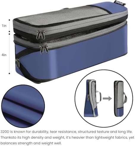 BAGAIL 4 Set/6 Set/8 Set Compression Packing Cubes Travel Accessories - Image 6