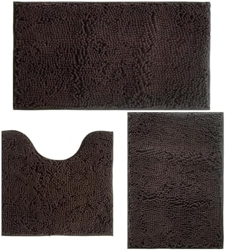 Bathroom Rugs Sets 3 Piece Non Slip, Bath Rugs by Flotstiga