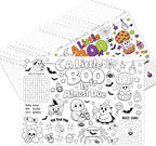 12PCS Halloween Baby Shower Coloring Placemats A Little Boo is Almost Due by Tarndom