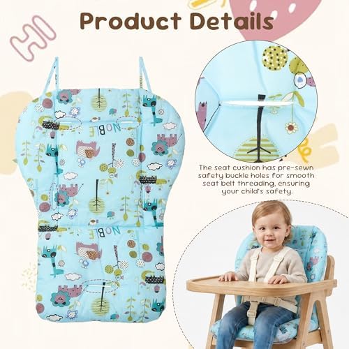 Kocpudu High Chair Cushion, High Chair Pad, Seat Cushion - Image 4