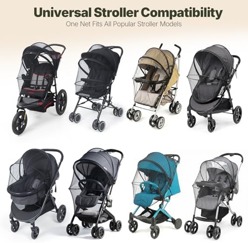 Orzbow Baby Mosquito Net for Stroller, Universal Fit, Breathable - Image 6