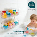 Bath Toy Storage Holder, Bathtub Organizer - Image 5