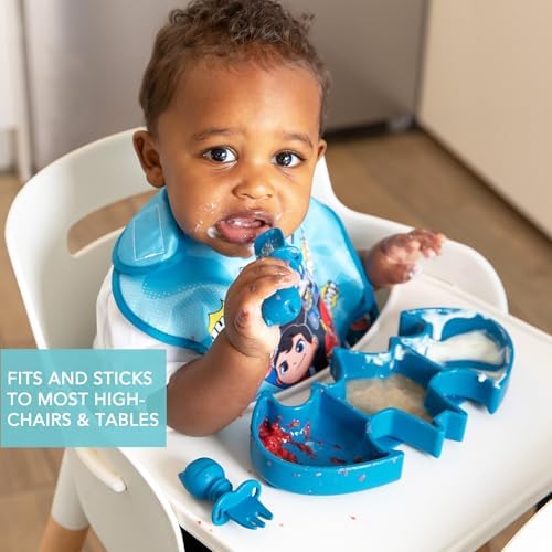 Bumkins Toddler and Baby Suction Plate, Silicone Grip Dish, Babies and Kids - Image 3