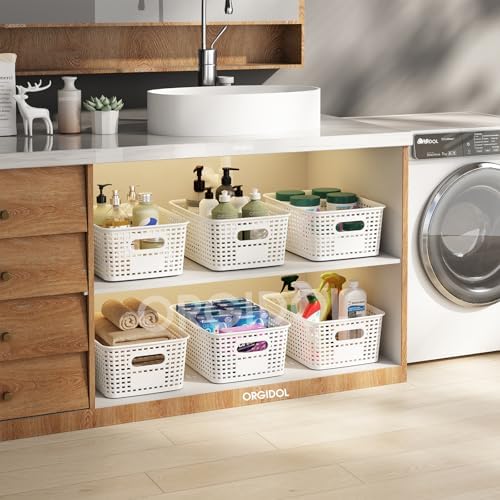 ORGIDOL Plastic Storage Basket - Image 4