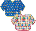 Bumkins Disney Sleeved Baby Bib – Long Sleeve Waterproof Fabric Feeding Smock by Bumkins