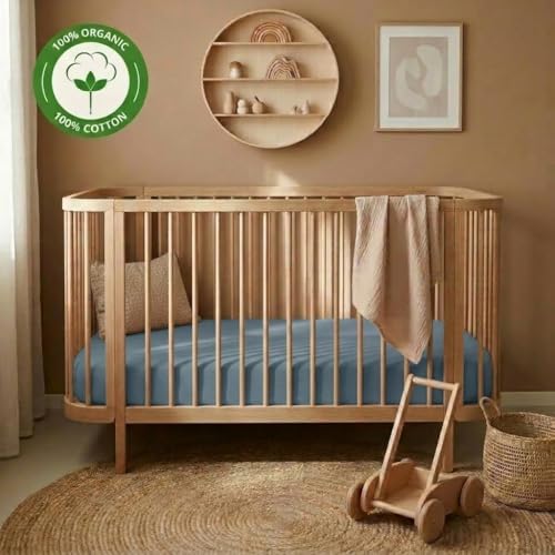 Crib Sheets, 100% Organic Cotton Muslin - Image 5