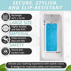 ENKOSI Non-Slip Bath Mat and Shower Mat 40x16 Extra Long - Image 3