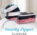 Handy Laundry Comforter Storage Bag – Large 90L Clear Zippered Organizer - Image 6