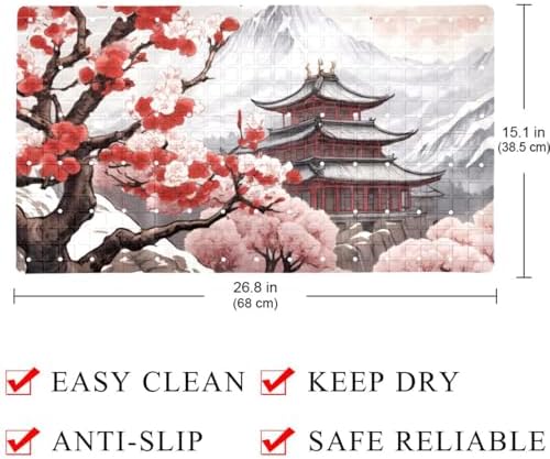 Baby Bath Mat Non Slip 26.8"x15.1" Bathtub Mat - Image 4