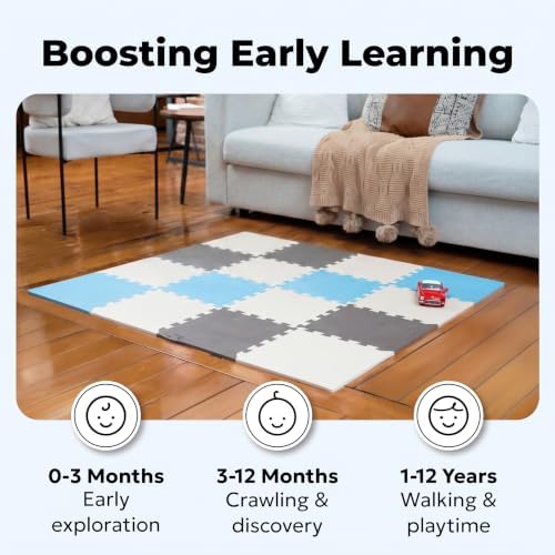 MioTetto Baby Play Mat, Soft Foam Floor Tiles - Image 3