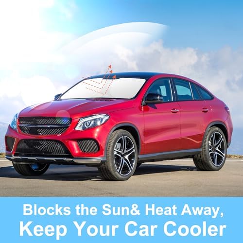 TINGLU Sun Shade for Mercedes Benz GLE-Class 2012-2019 Accessories Windshield - Image 5