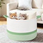 67L Large Blanket Basket, Woven Baskets - Image 4