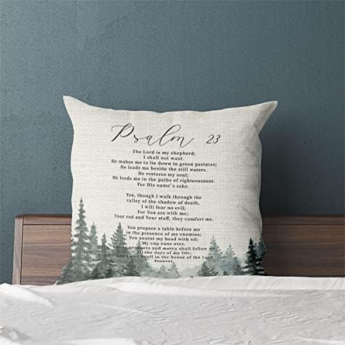 KongMoTree Bible Verse Throw Pillow Cover Cushion Case, Blessing Gift, - Image 4