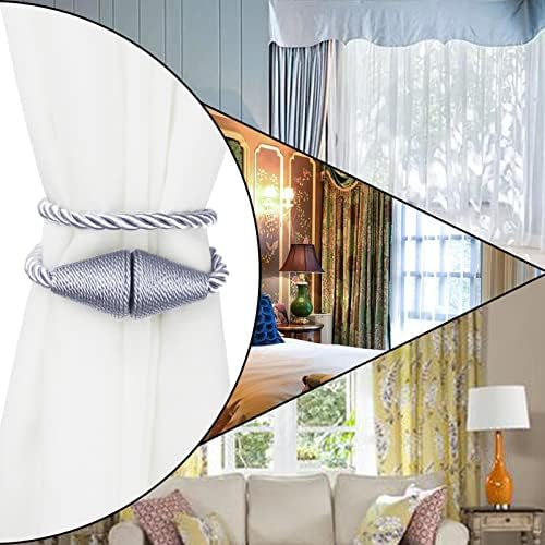 Magnetic Curtain Tiebacks Rope Decorative Holdbacks - Image 6