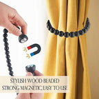 Magnetic Curtain Tiebacks 4 Pieces: Strong Magnets Closure, Boho Curtain - Image 2