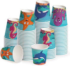 WRAPAHOLIC 3oz Sea Animals Bathroom Cups by WRAPAHOLIC