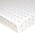 American Baby Company Cotton Fitted Crib Sheet 52x28", Sparkle & PK Feather by AmericanBabyCompany